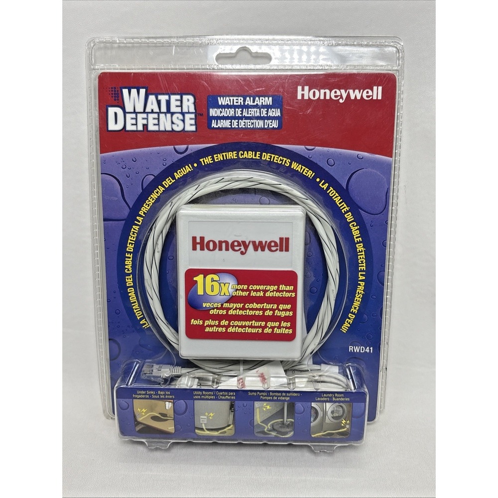Honeywell‎ Water Defense Alarm RWD41 Water Alarm Detection Home
